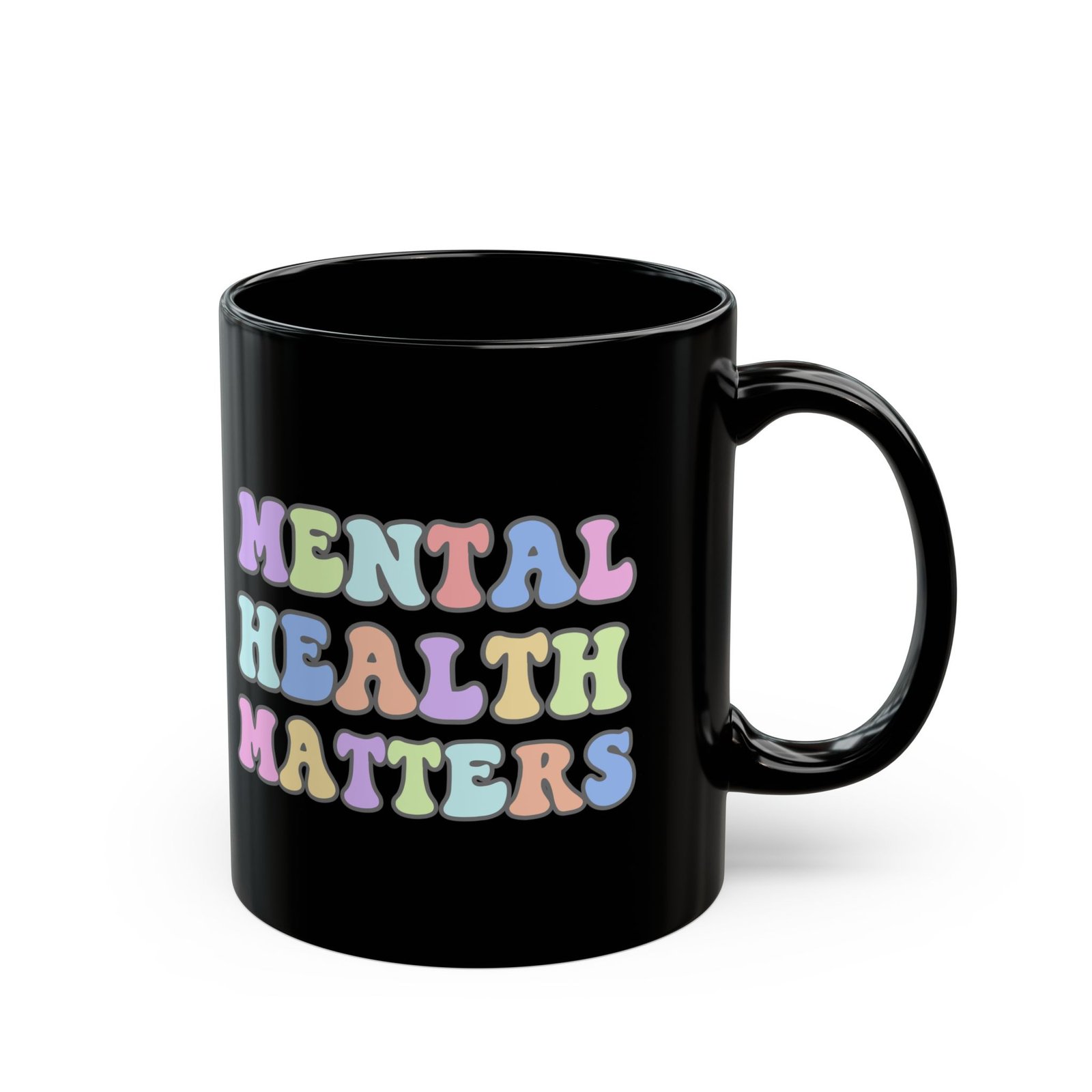 Colorful Mental Health Matters 11oz Mug